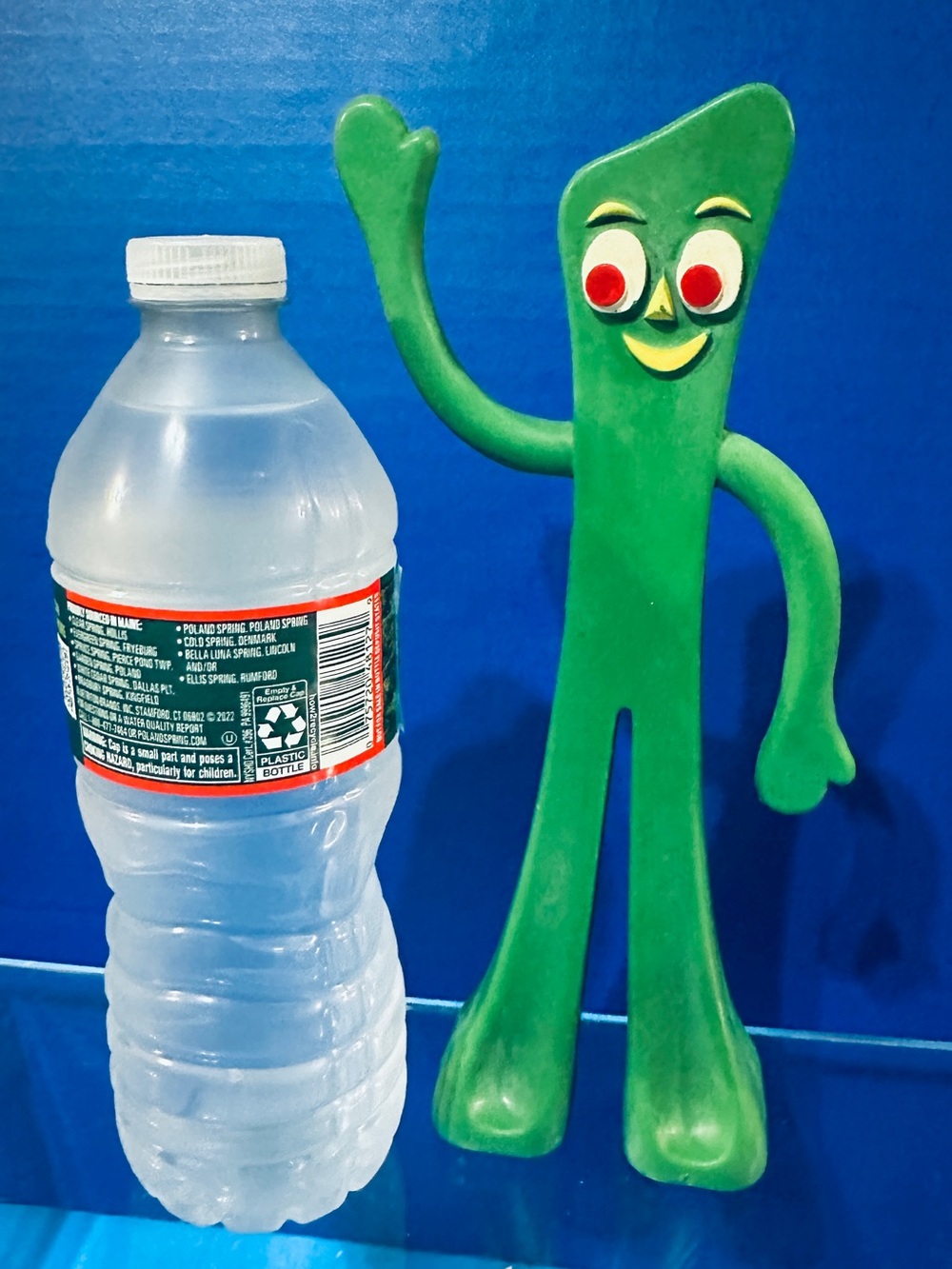 Giant Gumby Figure with 3-D Face by Prema Toy 9”